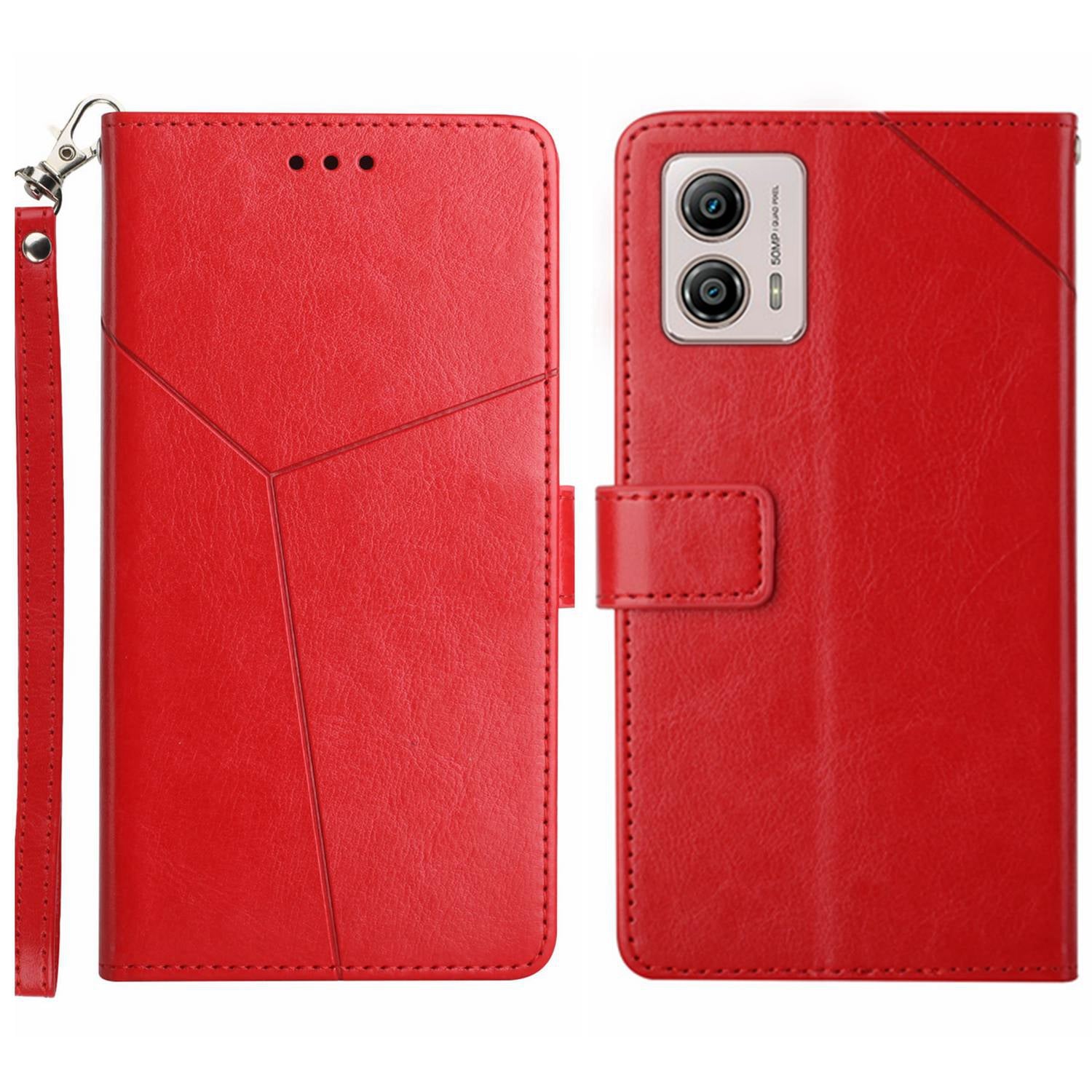 HT01 For Motorola Moto G53 5G PU Leather Imprinted Y-shaped Line Flip Phone Case Wallet Phone Stand Cover HT01 For Motorola Moto G53 5G PU Leather Imprinted Y-shaped Line Flip Phone Case Wallet Phone Stand Cover
